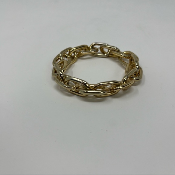 EXPRESS GOLD CHAIN STRETCH STATEMENT BRACELET - Picture 3 of 13